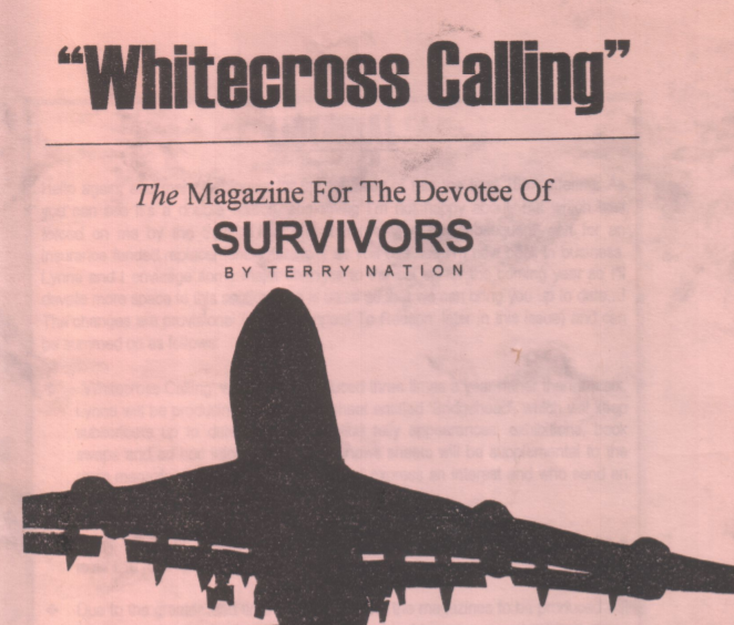 Front cover of Whitecross Calling, issue 4-5, 1997